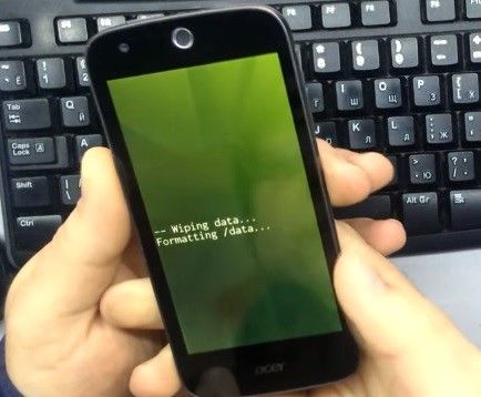 Acer Liquid Z330 хард ресет за 30 секунд