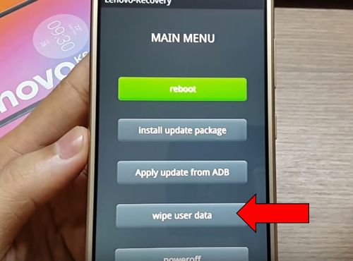Lenovo K6 Power hard reset: сброс к заводским настройкам
