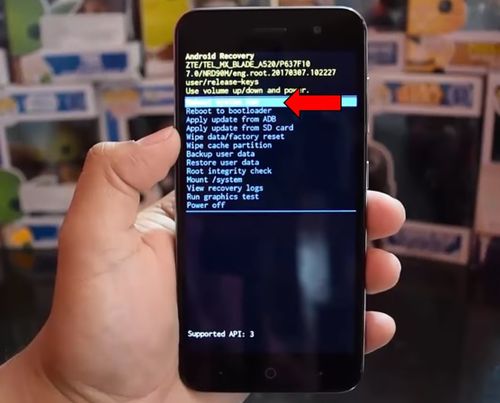 ZTE Blade A520 hard reset: сбросить к заводским настройкам