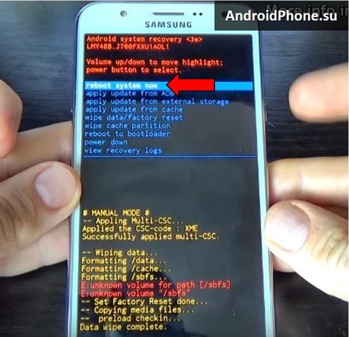 Samsung Galaxy J7 2016 hard reset: сброс настроекSamsung Galaxy J7 2016 hard reset: сброс настроек