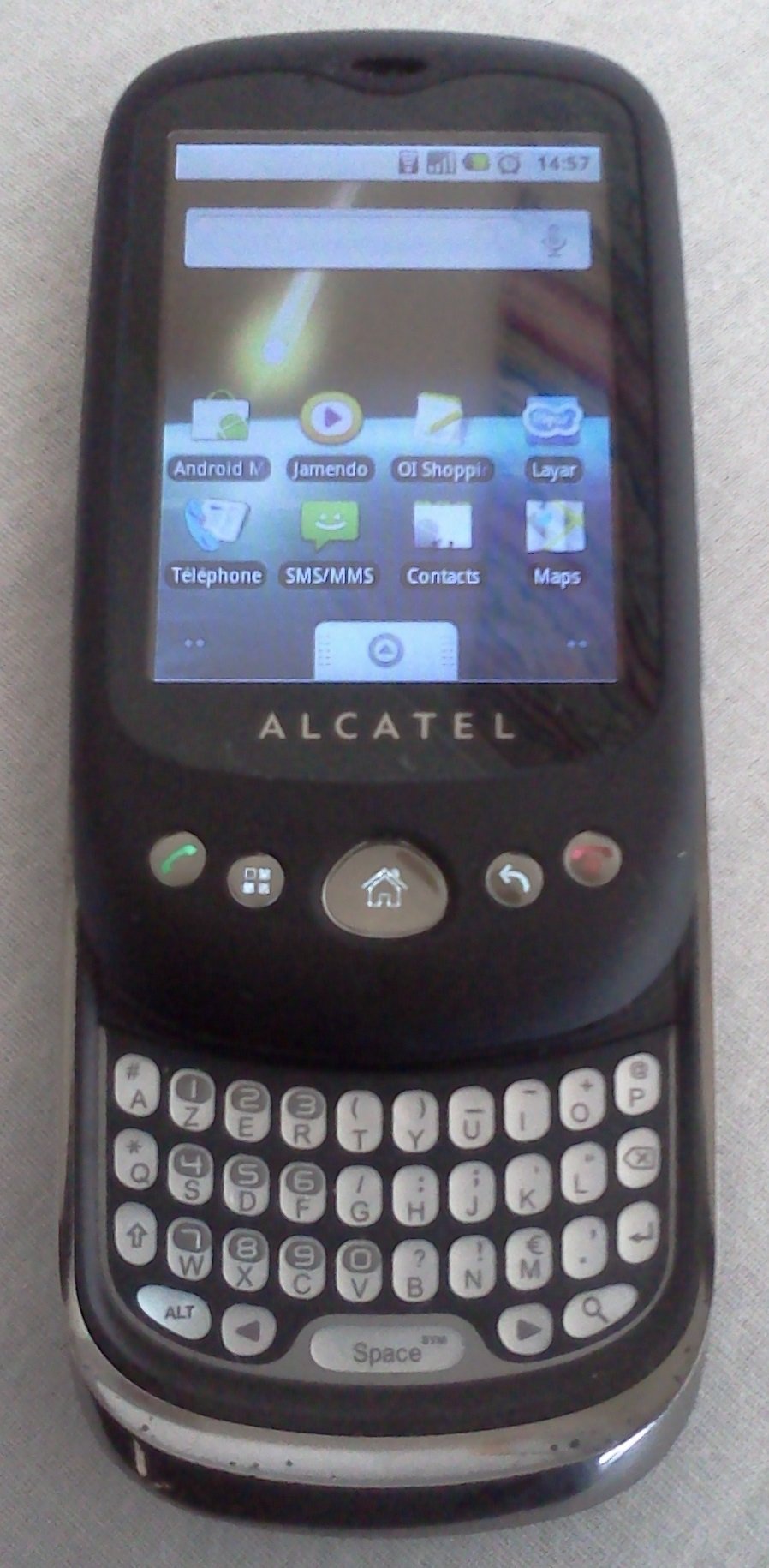 Alcatel One Touch сброс